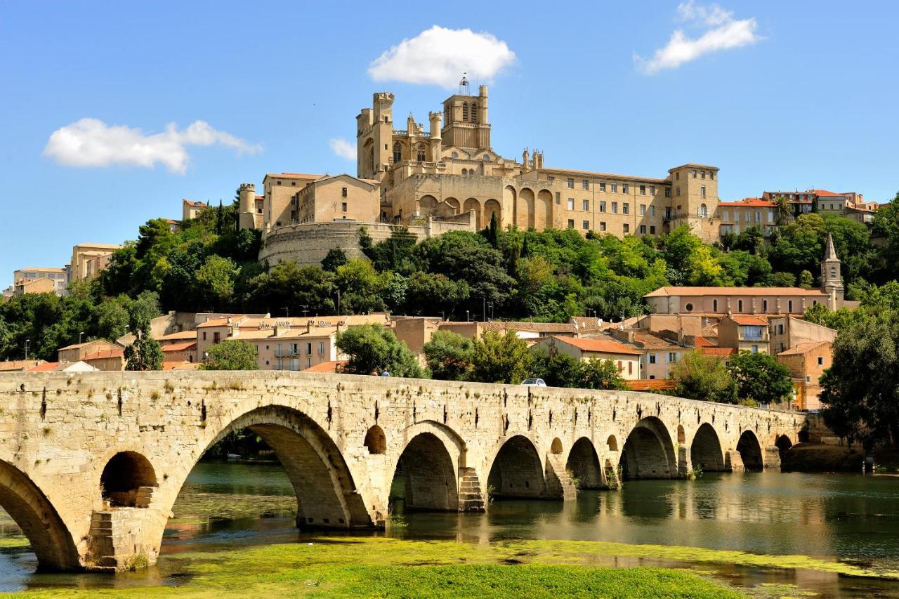 "Le Colombier"-Meuble De Tourisme 3 Etoiles -Residence "Les Logis De Beziers"-Garage Optionnel-Coeur De Ville-Plages A 16Km ! Екстериор снимка